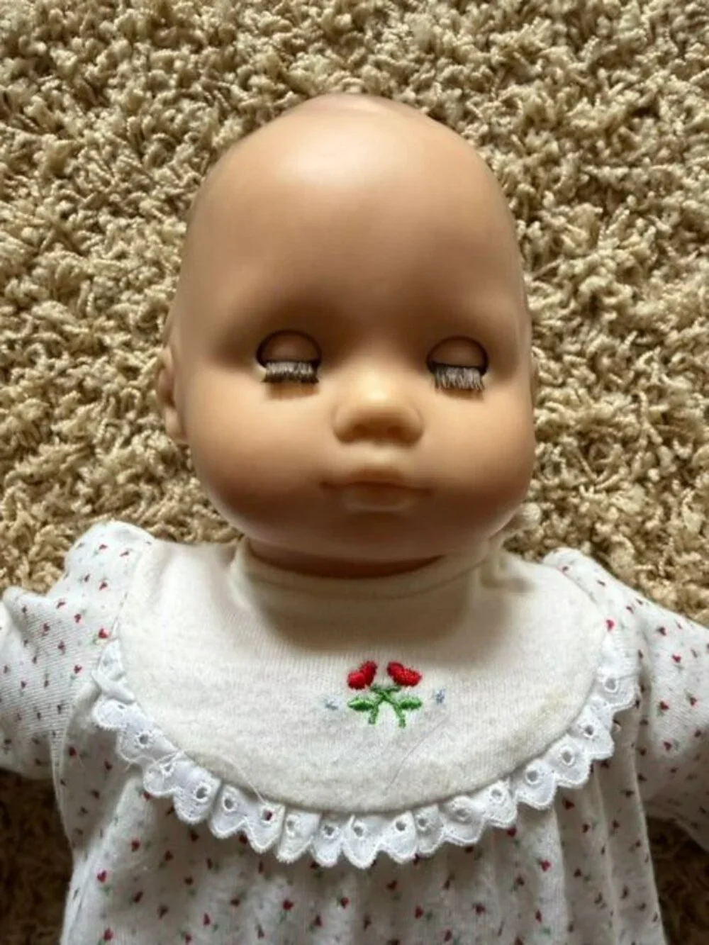 American Girl Bitty Baby with Brown Hair and Brown eyes
